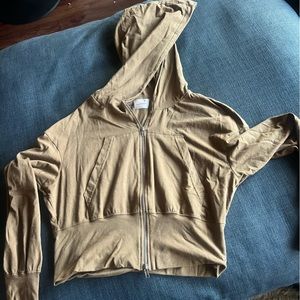 Free People cropped hoodie